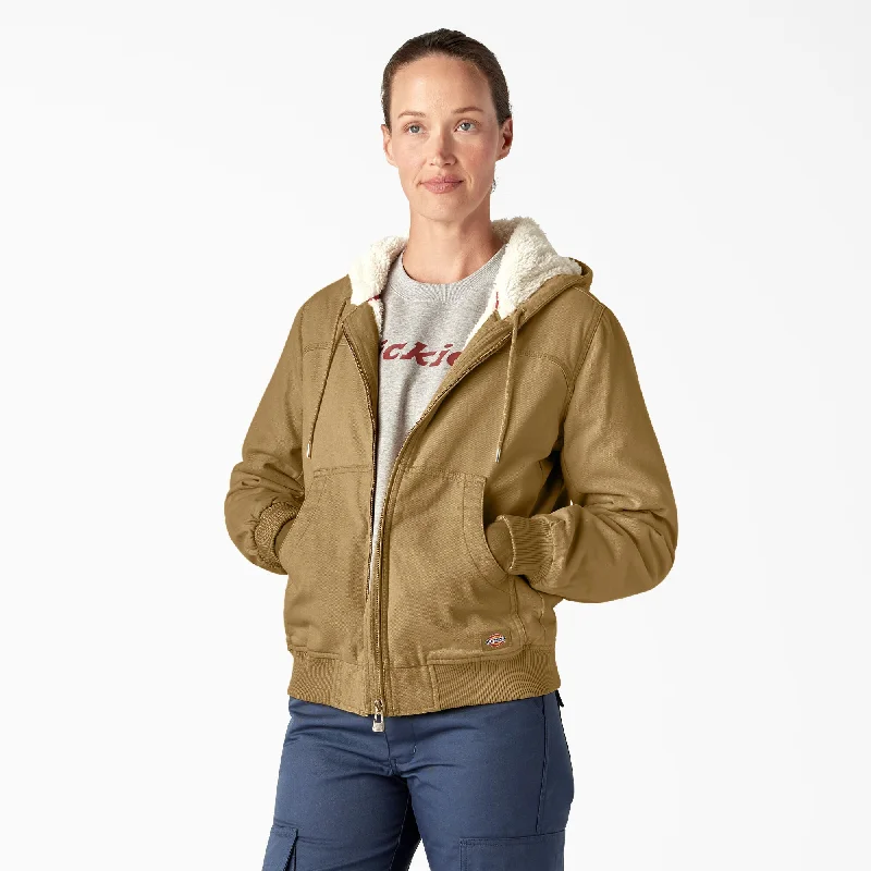 Dickies Women's Fleece Lined Duck Canvas Jacket